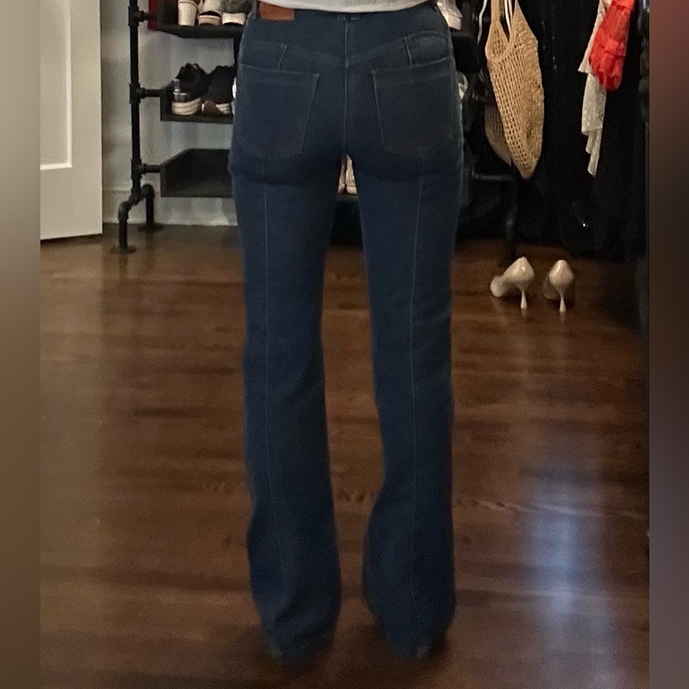 ZADIG & VOLTAIRE Eyes Denim Show Straight Leg Jeans in Bleu size 27 - Picture 6 of 7